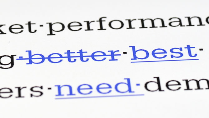 Copy editing services